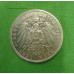 Монета 3 марки 1912 год Германия. Серебро.